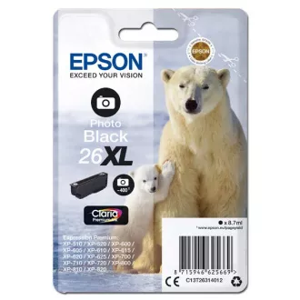 Epson T2631 (C13T26314012) - Tintenpatrone, photoblack Epson T2631 (C13T26314012) - Tintenpatrone, photoblack