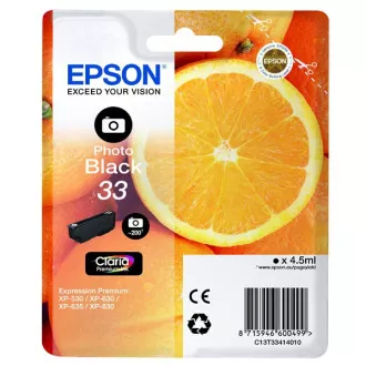 Epson T3341 (C13T33414010) - Tintenpatrone, black (schwarz) Epson T3341 (C13T33414010) - Tintenpatrone, black (schwarz)