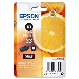 Epson T3341 (C13T33414012) - Tintenpatrone, photoblack Epson T3341 (C13T33414012) - Tintenpatrone, photoblack