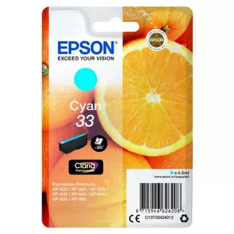 Epson T3342 (C13T33424012) - Tintenpatrone, cyan Epson T3342 (C13T33424012) - Tintenpatrone, cyan