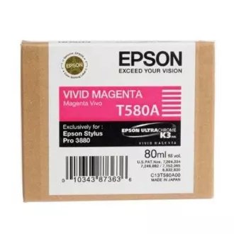 Epson T580A (C13T580A00) - Tintenpatrone, magenta Epson T580A (C13T580A00) - Tintenpatrone, magenta