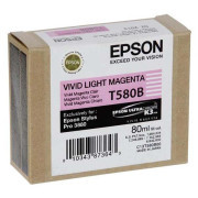 Epson T580B (C13T580B00) - Tintenpatrone, light magenta (helles magenta)