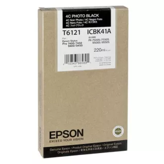 Epson T6121 (C13T612100) - Tintenpatrone, photoblack Epson T6121 (C13T612100) - Tintenpatrone, photoblack