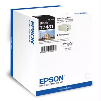 Epson T7431 (C13T74314010) - Tintenpatrone, black (schwarz)