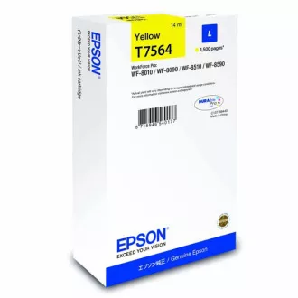 Epson T7564 (C13T756440) - Tintenpatrone, yellow (gelb) Epson T7564 (C13T756440) - Tintenpatrone, yellow (gelb)