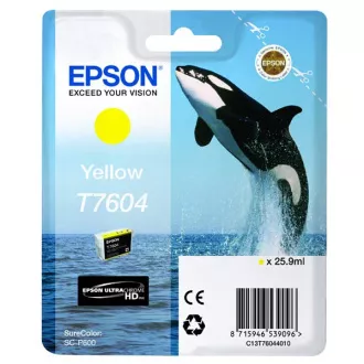 Epson T7604 (C13T76044010) - Tintenpatrone, yellow (gelb) Epson T7604 (C13T76044010) - Tintenpatrone, yellow (gelb)