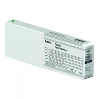 Epson T8049 (C13T804900) - Tintenpatrone, light light black (hellhellschwarz)