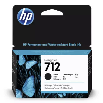 HP 712 (3ED70A) - Tintenpatrone, black (schwarz)