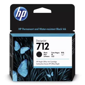 HP 712 (3ED71A) - Tintenpatrone, black (schwarz)