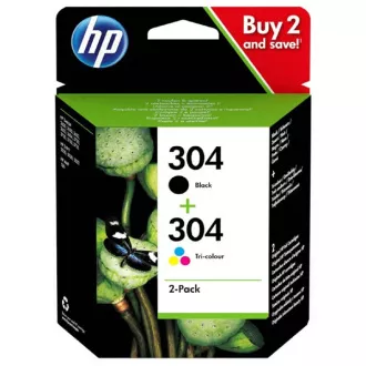 HP 304 (3JB05AE) - Tintenpatrone, black + color (schwarz + farbe) HP 304 (3JB05AE) - Tintenpatrone, black + color (schwarz + farbe)