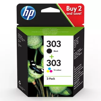 HP 303 (3YM92AE) - Tintenpatrone, black + color (schwarz + farbe) HP 303 (3YM92AE) - Tintenpatrone, black + color (schwarz + farbe)