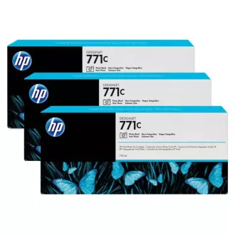 HP 771C (B6Y37A) - Tintenpatrone, photoblack 3stk HP 771C (B6Y37A) - Tintenpatrone, photoblack 3stk