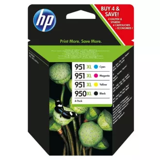 HP 950-XL + 951-XL (C2P43AE) - Tintenpatrone, black + color (schwarz + farbe)