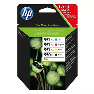HP 950-XL + 951-XL (C2P43AE#301) - Tintenpatrone, black + color (schwarz + farbe)