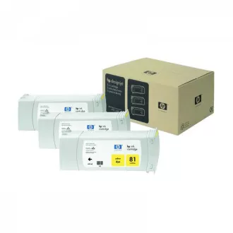 HP 81 (C4933A) - Tintenpatrone, yellow (gelb)