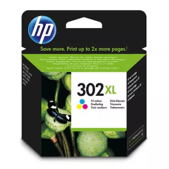 HP 302-XL (F6U67AE) - Tintenpatrone, color (farbe) HP 302-XL (F6U67AE) - Tintenpatrone, color (farbe)