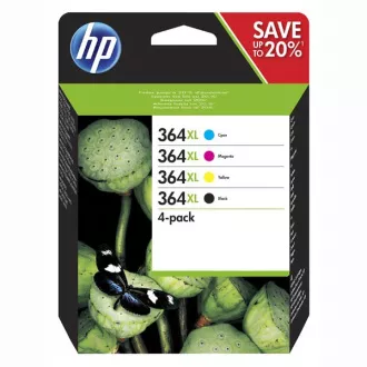 HP 364-XL (N9J74AE#301) - Tintenpatrone, black + color (schwarz + farbe)