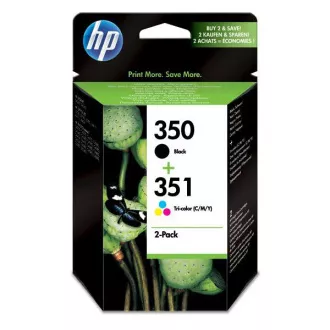 HP 350 + 351 (SD412EE) - Tintenpatrone, black + color (schwarz + farbe) 2stk