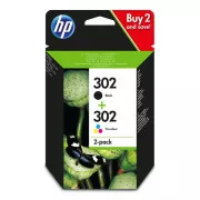 HP 302 (X4D37AE) - Tintenpatrone, black + color (schwarz + farbe)