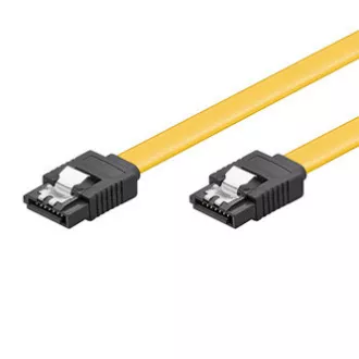 Festplattenkabel Datenkabel, SATA-Stecker - SATA-Stecker, 0,5 m, 6 Gb/s, gelb, Logo-Blisterpackung, SELL