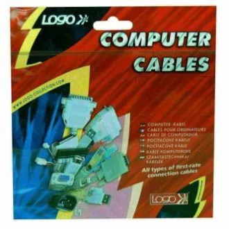 Festplattenkabel ATA 100 Datenkabel, 1x ATA-Buchse - 2x ATA-Buchse, 0,62 m, 80 Adern, ATA100, grau, Logotasche mit Aufhänger