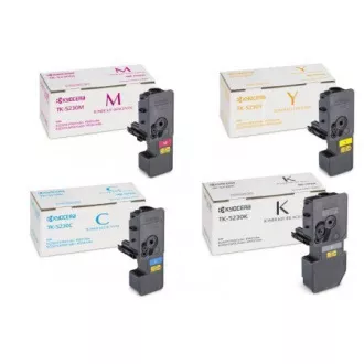 Kyocera TK-5230 (TK-5230CMYK) - toner, black + color (schwarz + farbe) Kyocera TK-5230 (TK-5230CMYK) - toner, black + color (schwarz + farbe)