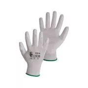 Beschichtete Handschuhe BRITA, weiß, Größe