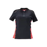 KNOXFIELD LADY Polo anthrazit / rot