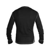 T-Shirt COOLDRY, funktionell, Langarm, Herren, schwarz-grau, Größe