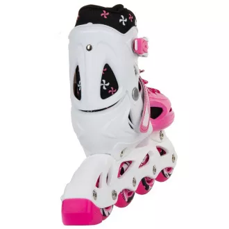 Rollschuhe 4in1 Enero KIDS - rosa und weiß