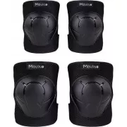 MOVINO Cariboo® Ellbogen- und Knieschoner-Set, schwarz