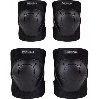 MOVINO Cariboo® Ellbogen- und Knieschoner-Set, schwarz MOVINO Cariboo® Ellbogen- und Knieschoner-Set, schwarz