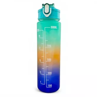 Motivations-Sportflasche 3in1, 2000 ml   900 ml   300 ml