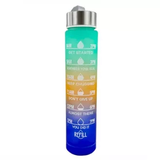 Motivations-Sportflasche 3in1, 2000 ml   900 ml   300 ml