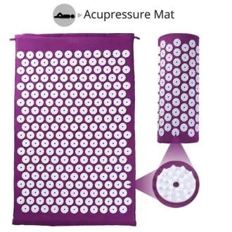 Akupressur PREMIUM Übungsmatte mit Kissen 67x42x2 cm