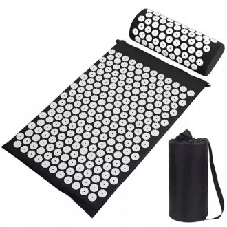 Akupressur PREMIUM Übungsmatte mit Kissen 67x42x2 cm