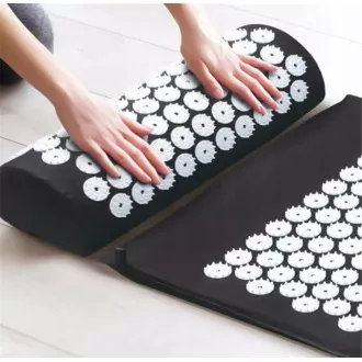 Akupressur PREMIUM Übungsmatte mit Kissen 67x42x2 cm