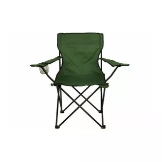 Camping-Klappstuhl, schwarz