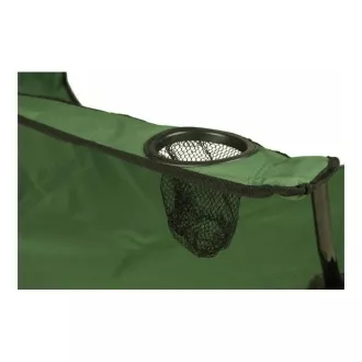 Camping-Klappstuhl, schwarz