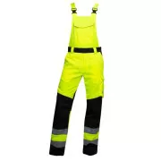 ARDON®SIGNAL  gelbe und schwarze reflektierende Hose mit Spitze | H5935/