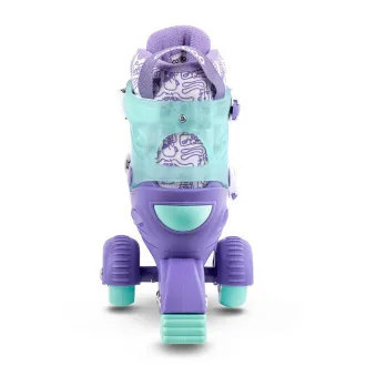 Kinder-Rollschuhe Cariboo Step One, lila und mint