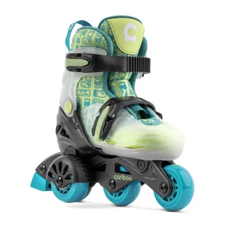 Kinder-Rollschuhe Cariboo Step One, blau-grün Kinder-Rollschuhe Cariboo Step One, blau-grün