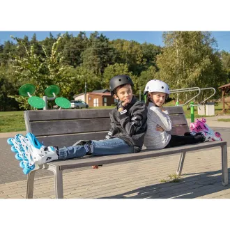 Rollschuhe 4in1 Enero KIDS - blau und weiß