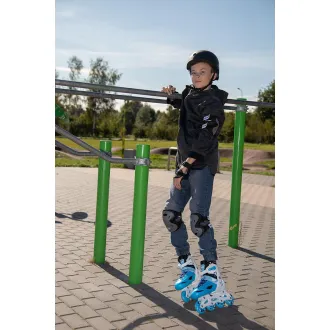 Rollschuhe 4in1 Enero KIDS - blau und weiß
