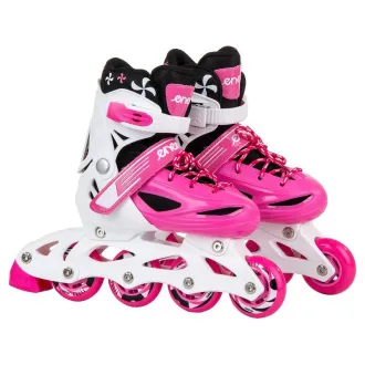 Rollschuhe 4in1 Enero KIDS - rosa und weiß Rollschuhe 4in1 Enero KIDS - rosa und weiß