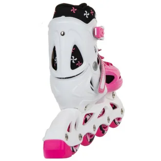 Rollschuhe 4in1 Enero KIDS - rosa und weiß