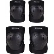MOVINO Cariboo® Ellbogen- und Knieschoner-Set, schwarz