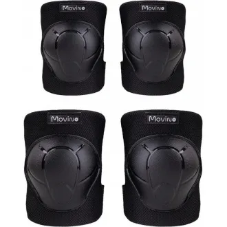 MOVINO Cariboo® Ellbogen- und Knieschoner-Set, schwarz MOVINO Cariboo® Ellbogen- und Knieschoner-Set, schwarz
