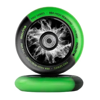 Ersatzräder für Freestyle-Scooter MOVINO Maniac, 110 mm, Nylon, 2 Stück