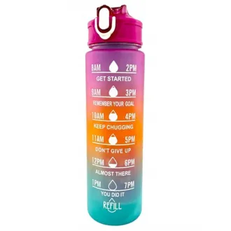 Motivations-Sportflasche 3in1, 2000 ml 900 ml 300 ml Motivations-Sportflasche 3in1, 2000 ml 900 ml 300 ml